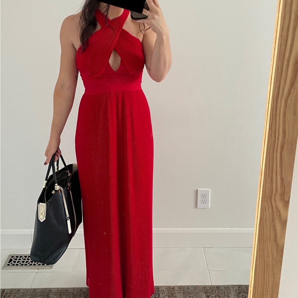 Guess Pleat and Lace Gown Size 4